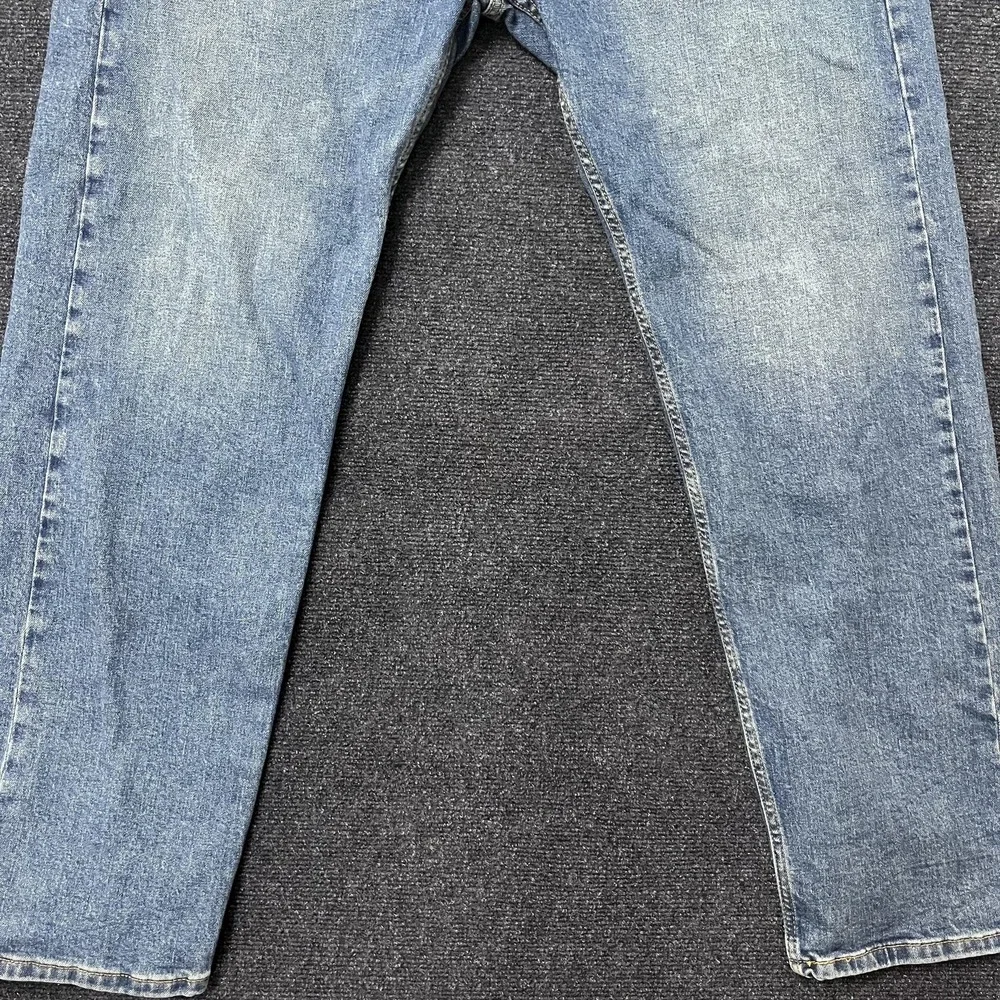 Levis 505 Jeans Mens 40x32 Blue Medium Wash Straight Leg Zip Fly Denim WaterLess